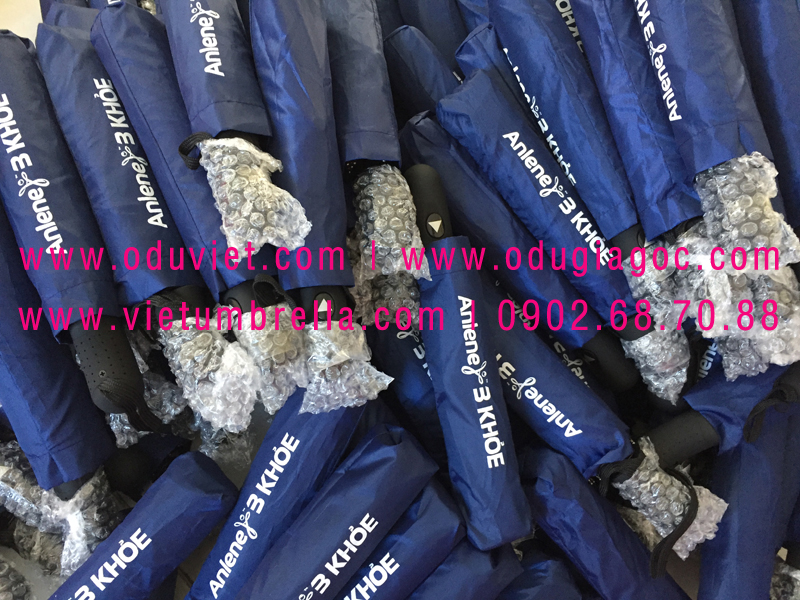xưởng sản xuất ô dù cầm tay in logo quảng cáo